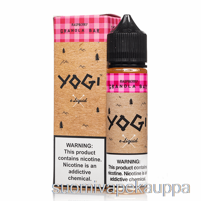 Vape Nesteet Vadelma Granolapatukka - Yogi E-neste - 60ml 0mg